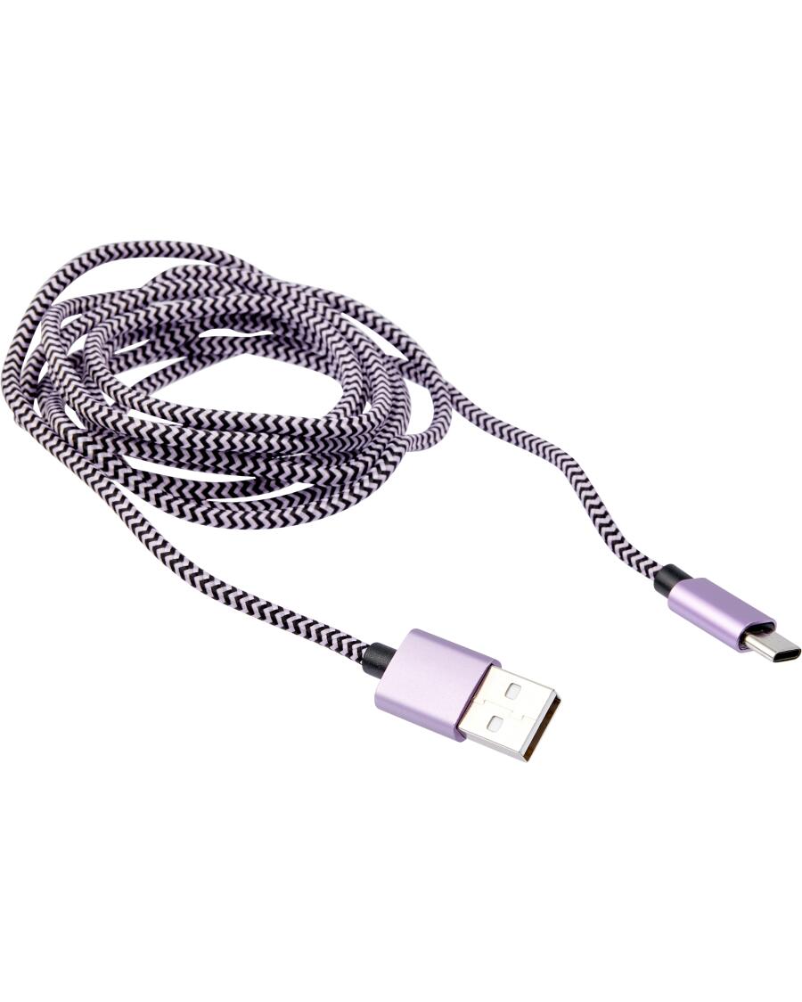 Lade- und Datenkabel lila