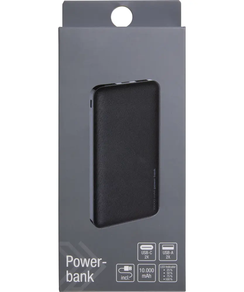 Powerbank, schwarz