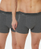 Retro boxershorts antraciet