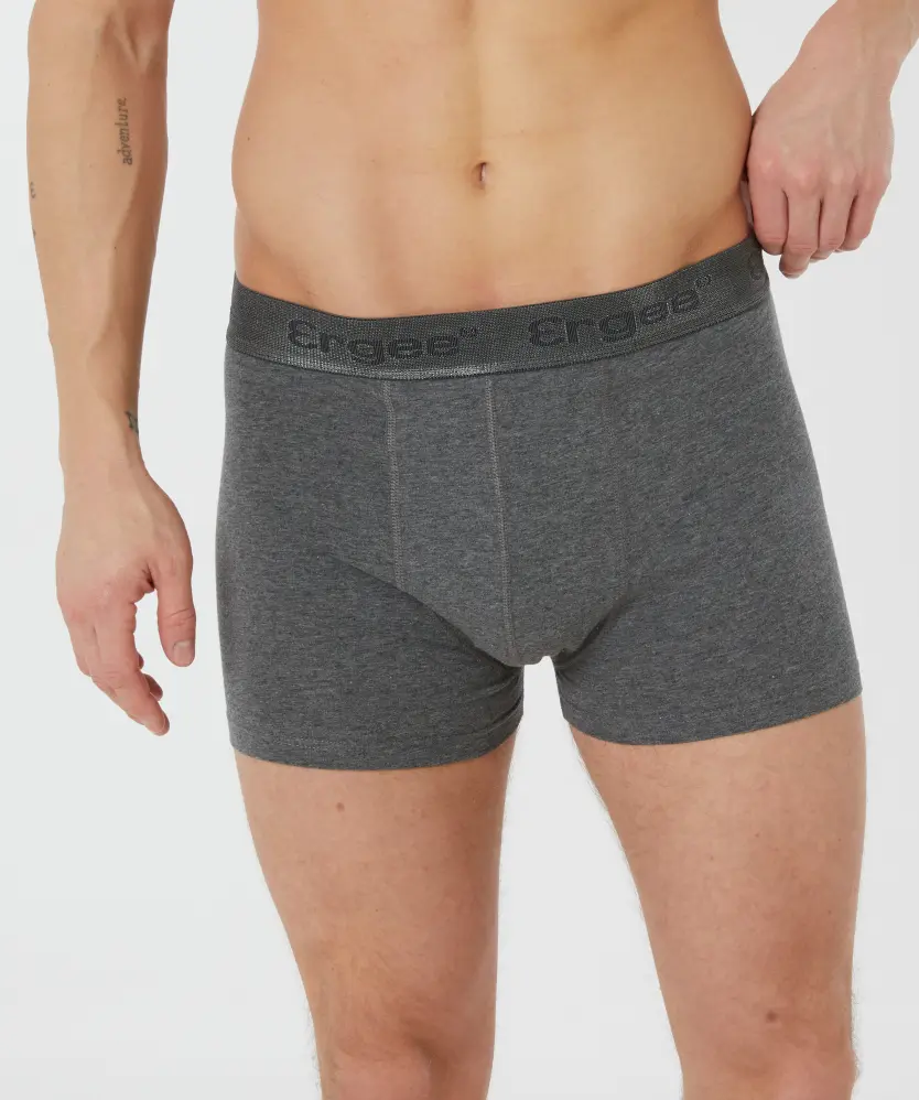 Heren boxer retroshort korte pijp grijs - Sus en So