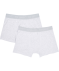 Retro boxershorts licht grijs gemeleerd