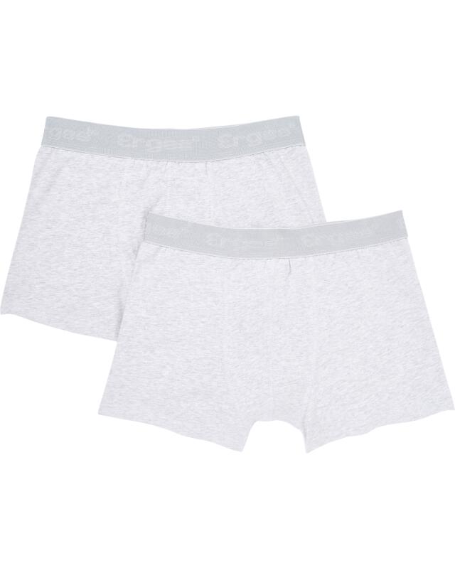 Boxers rétro homme, gris clair chiné (KiK Retro Boxershorts (hellgrau melange)) — KiK, produit allemand authentique au Maroc