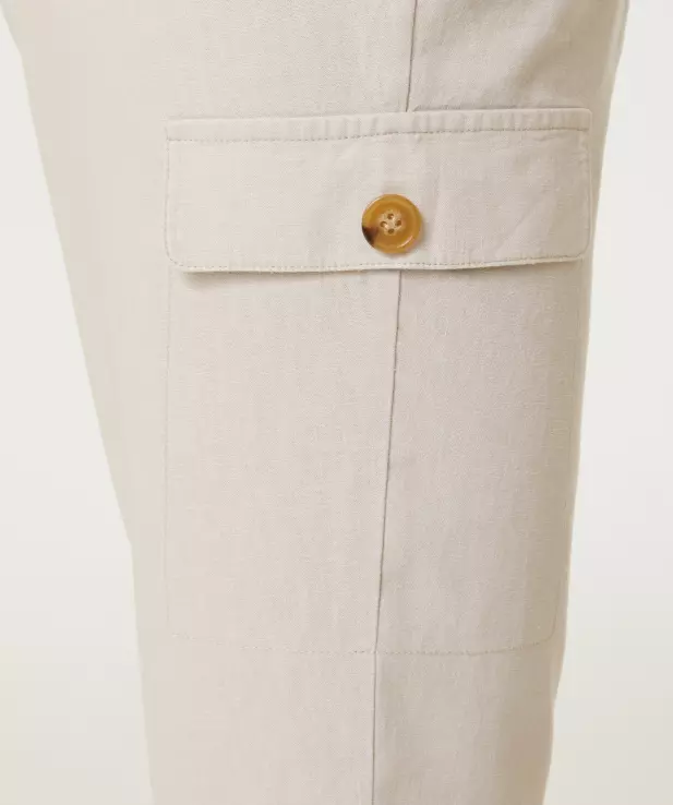Leinenhose, Janina, teilelastischer Bund (Art. 1168226) | KiK Onlineshop