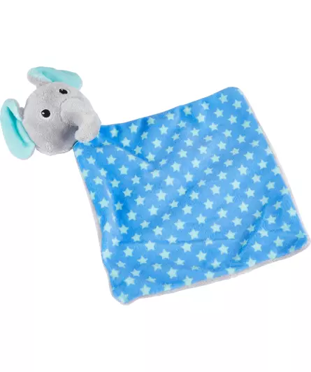 Knuffeldoekje met rammelaar