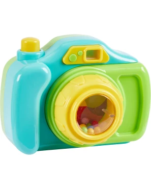 Zabawkowa kamera z funkcją grzechotki