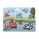 Houten puzzel met 8 stukjes