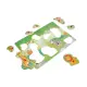 Houten puzzel met 8 stukjes