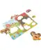 Holzpuzzle mit 8 Teilen bunt
