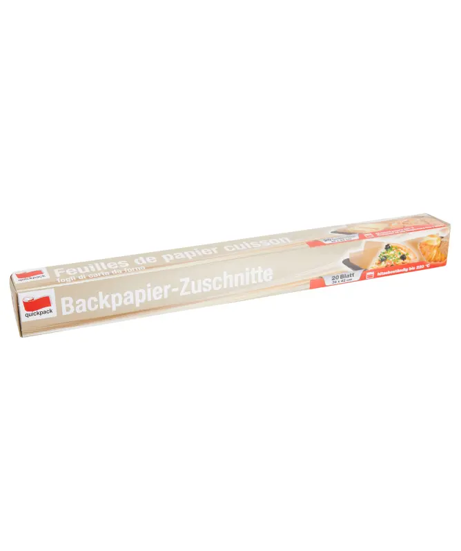 Backpapier-Zuschnitte