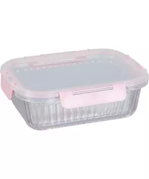 Glazen voorraadpot