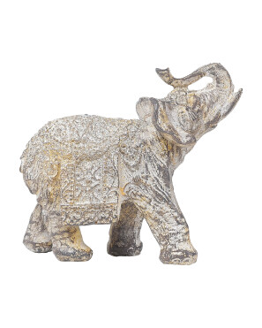Połyskujący słoń dekoracyjny