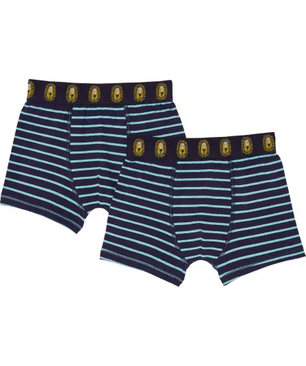 Retro boxerky se vzorovaným pasem