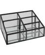 Glazen cosmetica-organiser