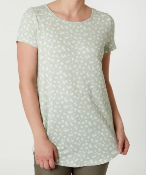 Longshirt mit Blumen