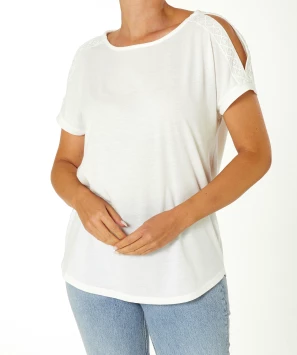 T-Shirt mit Cut-outs