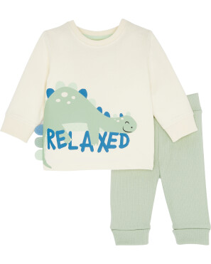 Sweter dla noworodka + spodnie ze ściągaczem