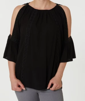 Blouse met kant