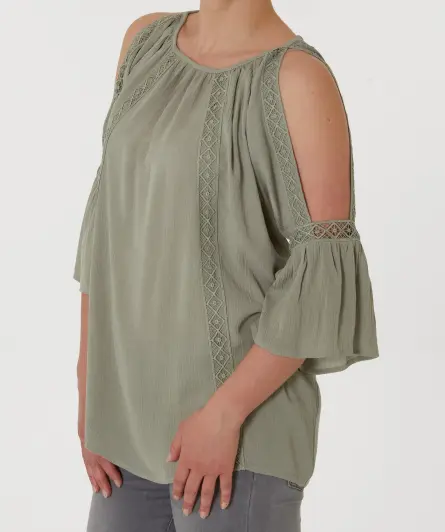 Blouse met kant
