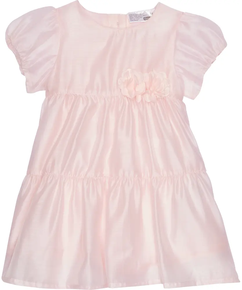 Hellrosa Tüllkleid Ergee, Knopfleiste hinten