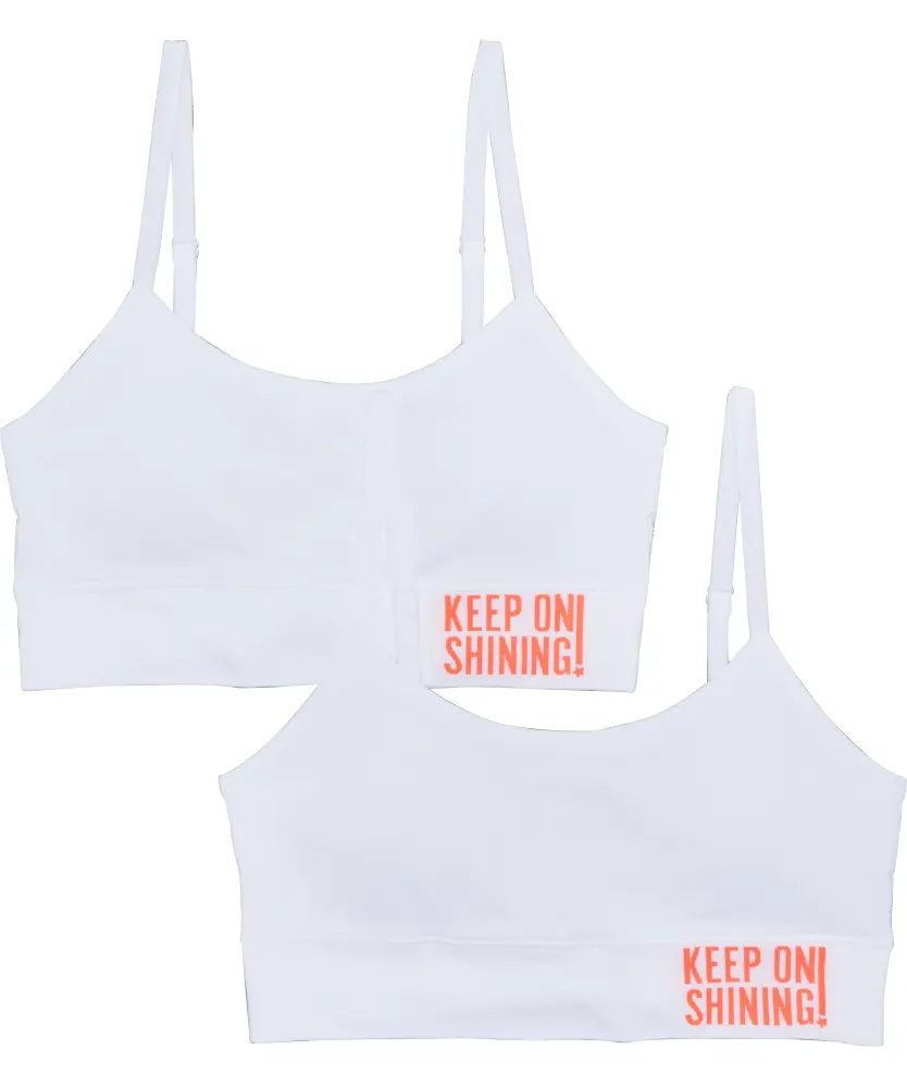 Bustiers mit Schriftzug 2er-Pack, Y.F.K.