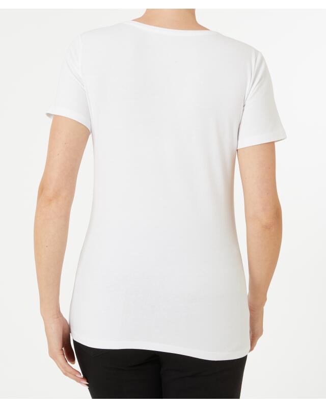 تيشيرت للنساء، أبيض (KiK Weißes T-Shirt (weiß)) — KiK, منتج ألماني أصلي في المغرب