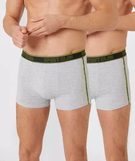 Retro Boxershorts mit Schriftzügen