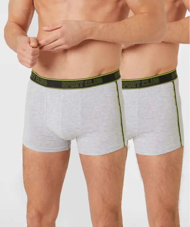 Retro Boxershorts mit Schriftzügen