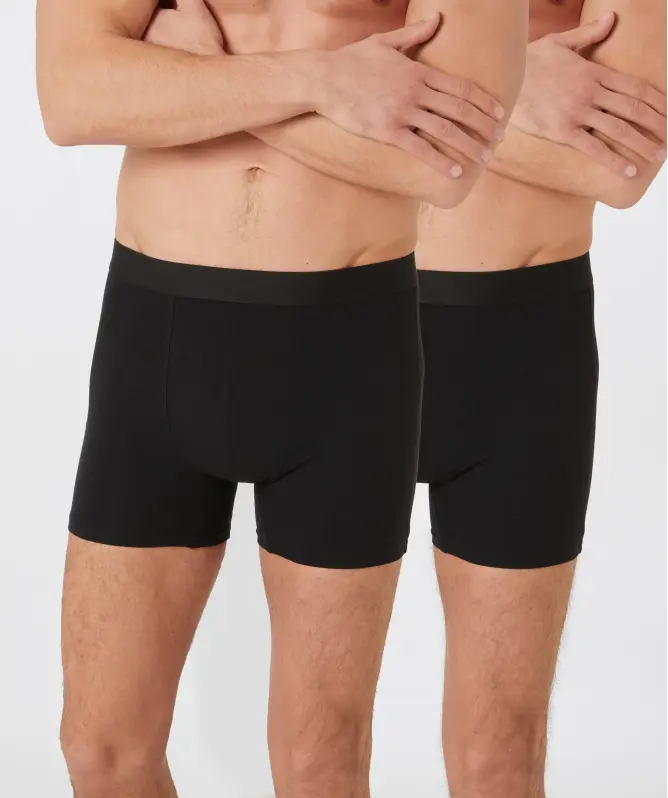 Schwarze Retro Boxershorts