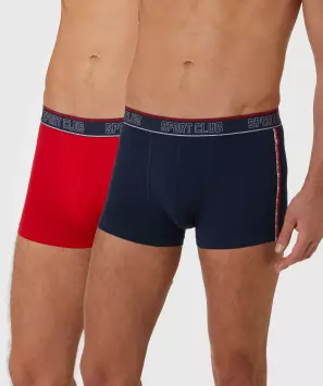 Retro boxershort met zijstrepen