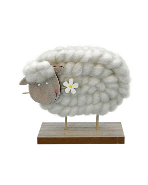 Deko-Schaf aus Holz