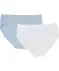 Gepunktete Slips hellblau