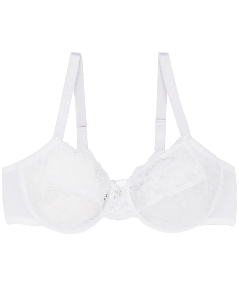 Bügel-BH in Weiß Janina, verstellbare Träger