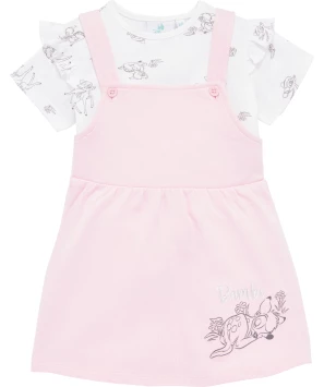 Bambi Newborn Latzkleid und T-Shirt