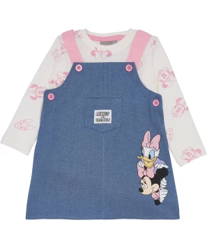 Mickey and Friends Langarmshirt + Latzkleid