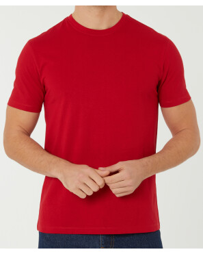 T-Shirt w kolorze ciemnoczerwonym