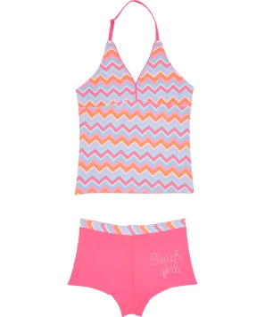 Farbenfroher Tankini