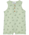 Geboorte mousseline romper lichtgroen