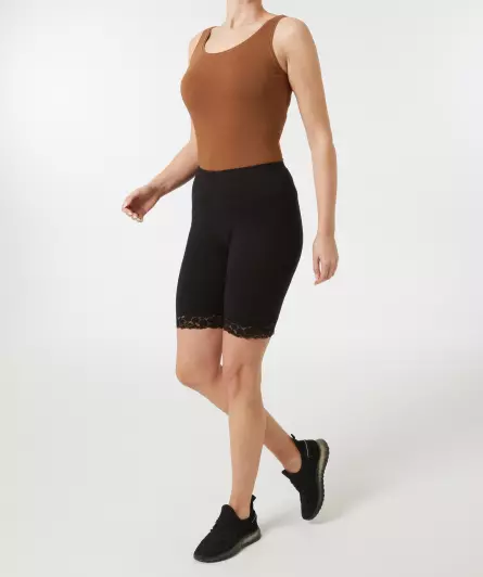Zwarte fietsbroek
