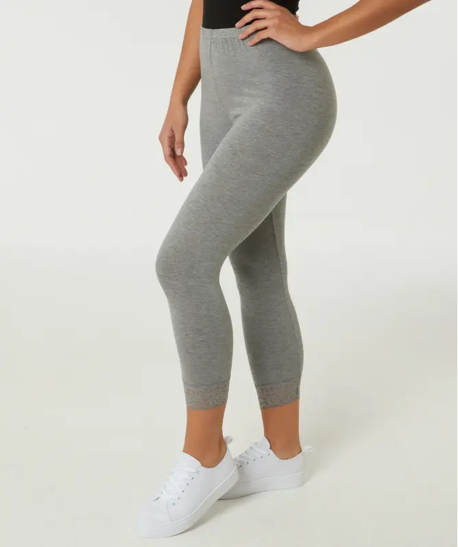 Legginsy z koronką