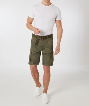 Cargo-Shorts mit Gürtel