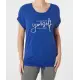 Blaues Longshirt
