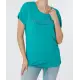 T-Shirt w kolorze szmaragdowej zieleni