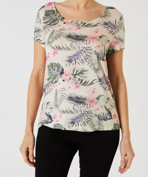 T-shirt van viscose