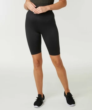 Schwarze Sport-Radlerhose