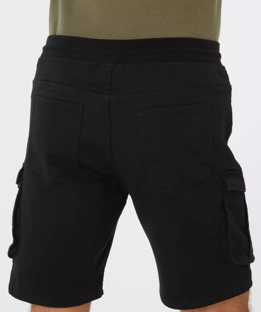 Schwarze Cargo-Shorts, X-Mail, Bermudalänge (Art. 1180085) | KiK Onlineshop