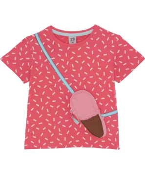 T-Shirt mit Taschen-Applikation