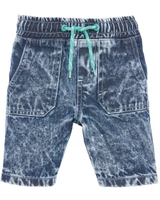 Ausgewaschene Jeans-Shorts