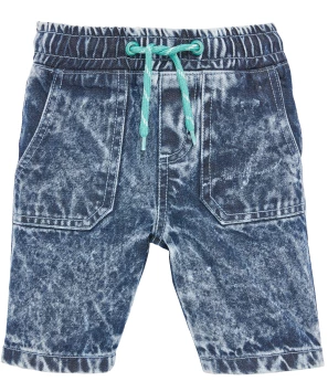 Ausgewaschene Jeans-Shorts