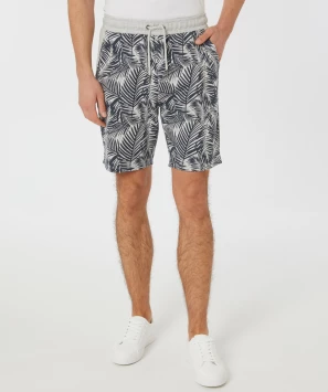 Sweatshorts Palmenblätter