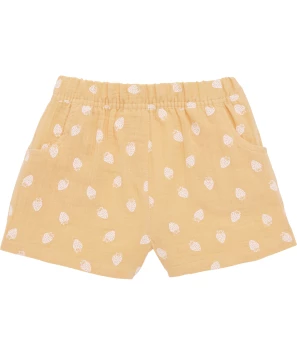 Musselin-Shorts Erdbeeren